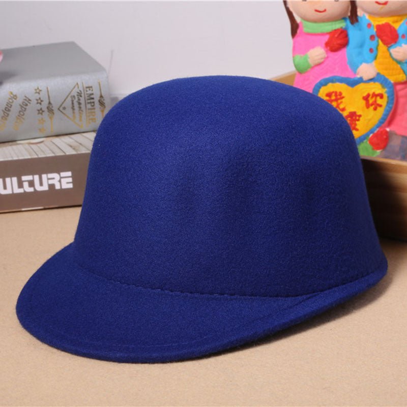 Woolen Bowler Hat - Urban Caps