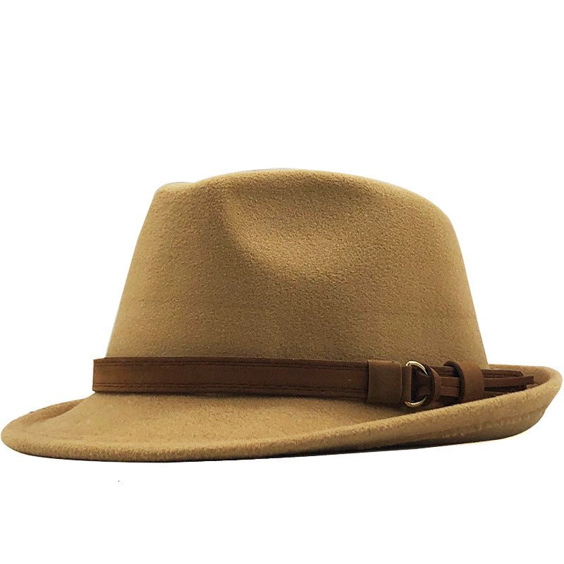 Woolen Plain Bowler Hat - Urban Caps