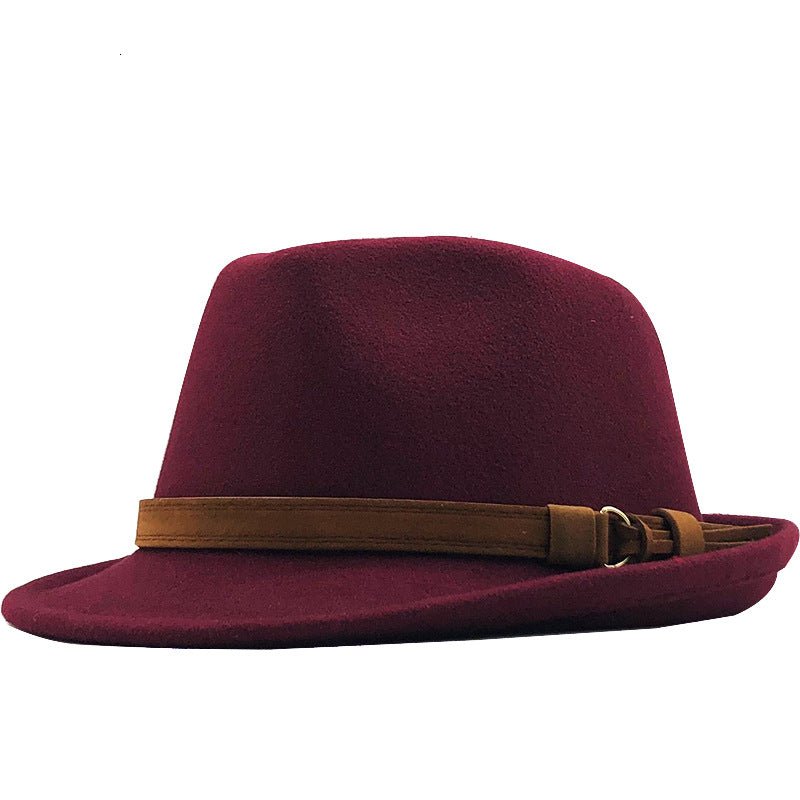 Woolen Plain Bowler Hat - Urban Caps